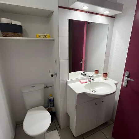 アパート 2-4 Personnes Avec 1 - Les 100 Lacs A Avec Balcon Et Piscine Chauffee *